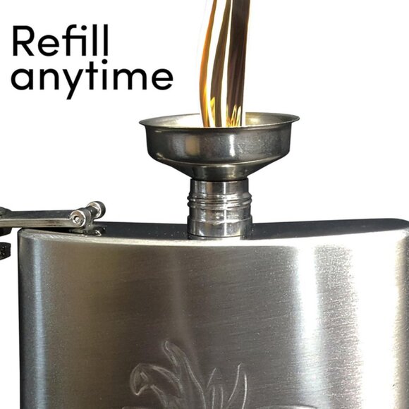 Hip Flask For Liquor or Whiskey With Shot Glasses and Funnel gift Set - Picture 4 of 6